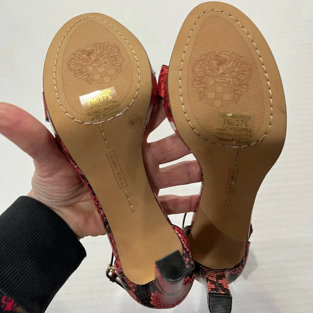 VINCE CAMUTO BALINDIA HEELED SANDAL NEW NO TAG NO BOX - Picture 6 of 14